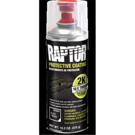 U-Pol U-Pol Products UP4883 Raptor Black Aerosol UPL-UP4883